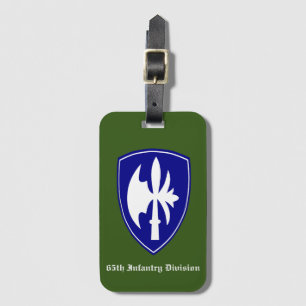 65e Infantry Division Luggage Tag Bagagebricka