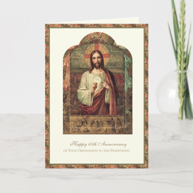65e PRIEST ANNIVERSARY Kort (Framsida)