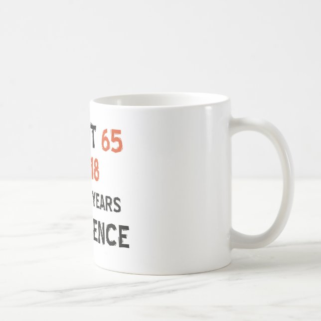 65efödelsedagdesigner kaffemugg (Höger)