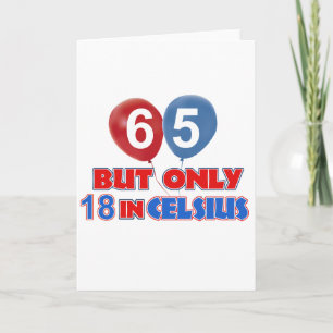 65efödelsedagdesigner kort