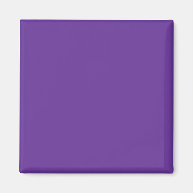 663399 Solid Färg Lila - bakgrundsmall Magnet (Framsidan)