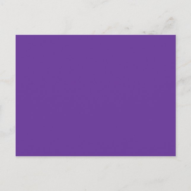 663399 Solid Färg Lila - bakgrundsmall Vykort (Framsida)