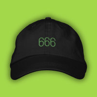 666 Angel Nummer Grönt Pop Girl Summer Pappa Hat