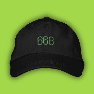 666 Angel Nummer Grönt Pop Girl Summer Pappa Hat Broderad Keps