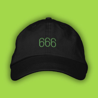 666 Angel Nummer Grönt Pop Girl Summer Pappa Hat Broderad Keps