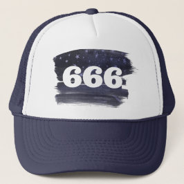 666 Angel Nummer Stars Högre självjustering Keps