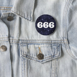 666 Angel Nummer Stars Högre självjustering Knapp