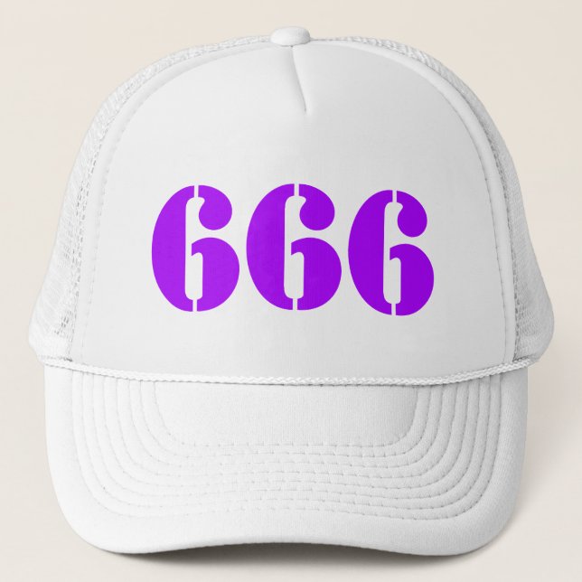 666 (lila) keps (Framsida)