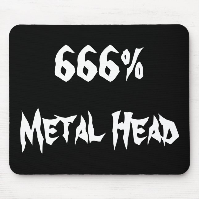 666%Metall Head Musmatta (Framsidan)
