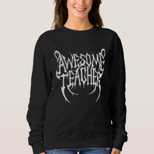 666 Satanic Teacher Bloody Black Metall Symbol T Shirt