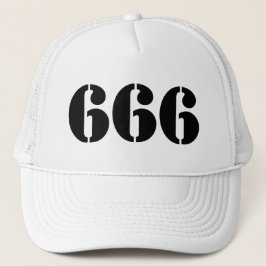 666 (svart) keps