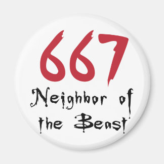 667 Beastens granne Magnet