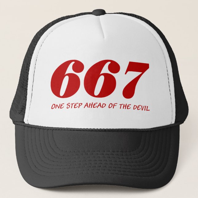 667 - One Step Ahead Of The Devil Keps (Framsida)