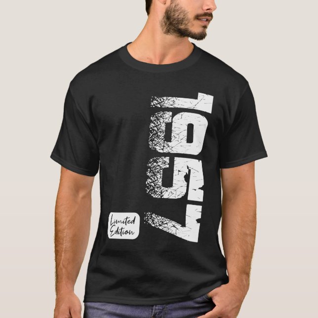66 Ålder 1957 66 Födelsedag 1 T Shirt (Framsida)