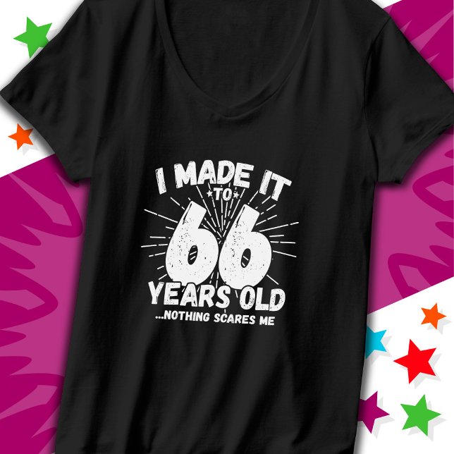 66 år gammalt Sarkastic Meme Funny 66:e födelsedag T Shirt (Skapare uppladdad)