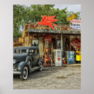 66 Arizona rustic retro store Poster