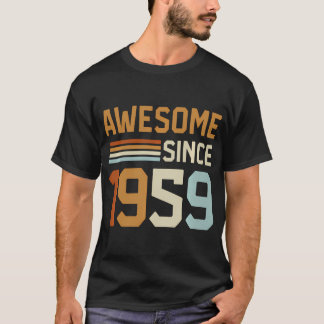 66 års dagskorgar 66 år gamla Manar-kvinnor 1959 6 T Shirt