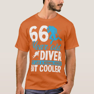 66 års Dyka Diver Snorkel 66 födelsedag T Shirt