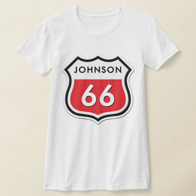 66-årsdag t shirt (Laydown)