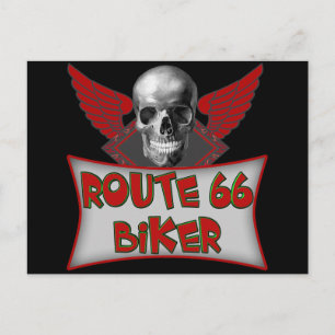 66 Biker T-shirts Gifts Vykort