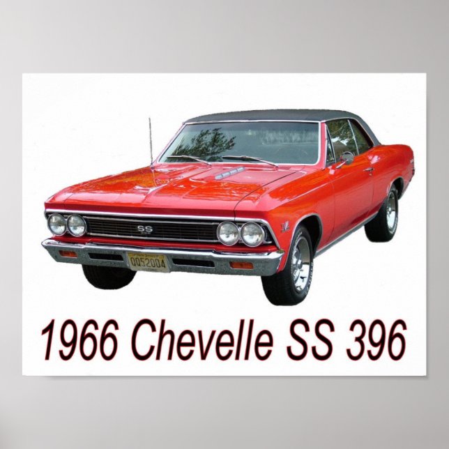 66 Chevelle SS 396 Poster (Framsidan)