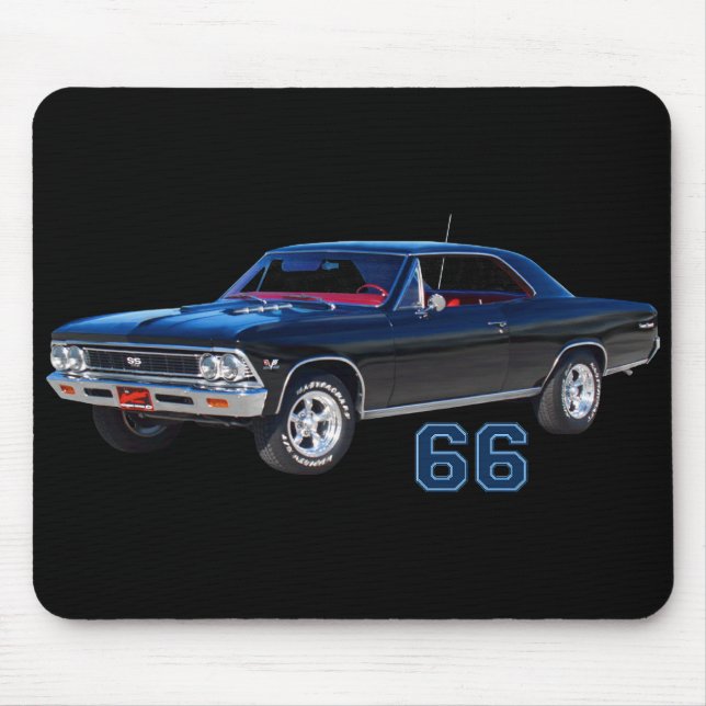 66 Chevy Chevelle SS Mousepad Musmatta (Framsidan)