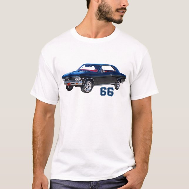 66 Chevy Chevelle SS skjorta Tröja (Framsida)
