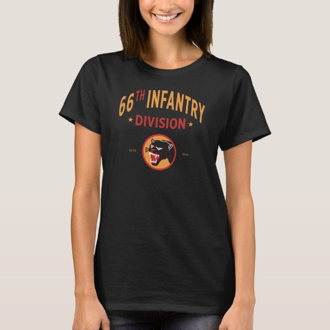 66:e Black Panther Infantry Division - Women T Shirt (Framsida)