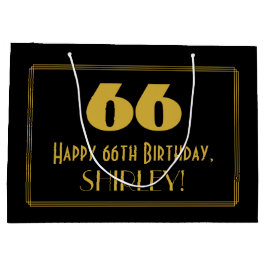 66:e födelsedagen — Art Deco Inspired Titta "66" &