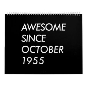 66:e födelsedagsgåva Fantastisk sedan oktober Kalender