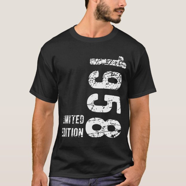 66:e födelsedagsgiftet 1958 Begränsad utgåva 66 år T Shirt (Framsida)