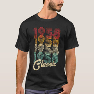 66:e födelsedagspressen Gift Classic 1958 66 år ga T Shirt