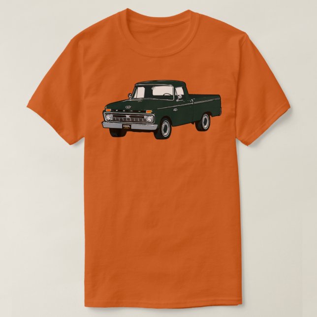 66 Green F Truck T Shirt (Design framsida)