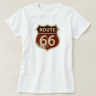 66 Historiskt vägtecken för kvinnor | Landmärke T Shirt