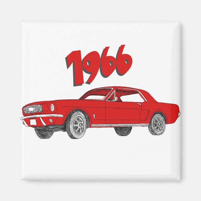 66 mustang magnet (Framsidan)
