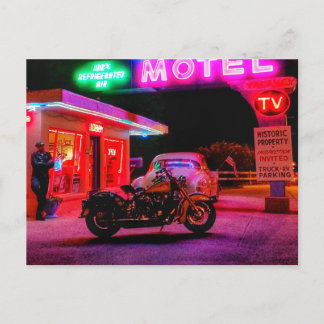 66 Neon- flaskan med historik Vykort