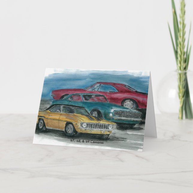 67 68, kort för 69 CAMAROS (Framsida)