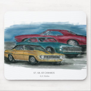 67 68, mus för 69 Camaro vadderar Musmatta