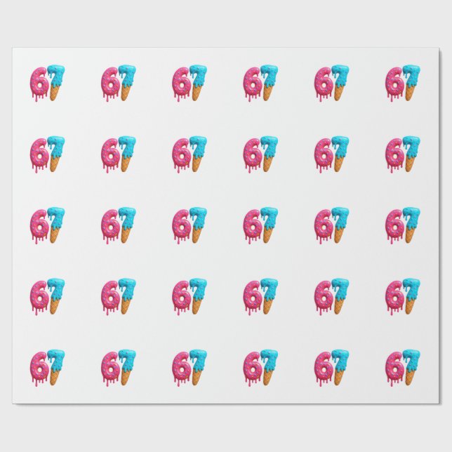 67, 6-7 meme, 6 7 funny, 67 christmas presentpapper (Platt)