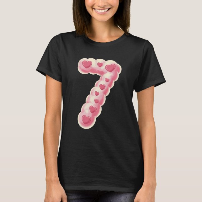 67 7 Kitschy Kawaii 67 Girls Bestie Cute Six Seven T Shirt (Framsida)