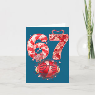 67 Alla hjärtans dag Kärlek Dropp Basket Sport Lee Kort