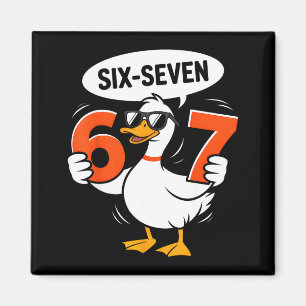 67 Anka Meme Rolig Sex Sju Gen Alpha Slang Cool Magnet