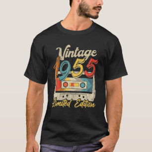 67 år gammal Vintage 1955 kassettband Retro 67:e T Shirt