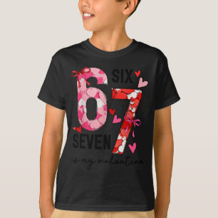 67 är min älskling Rollig Six Seven Meme Alla hjär T Shirt