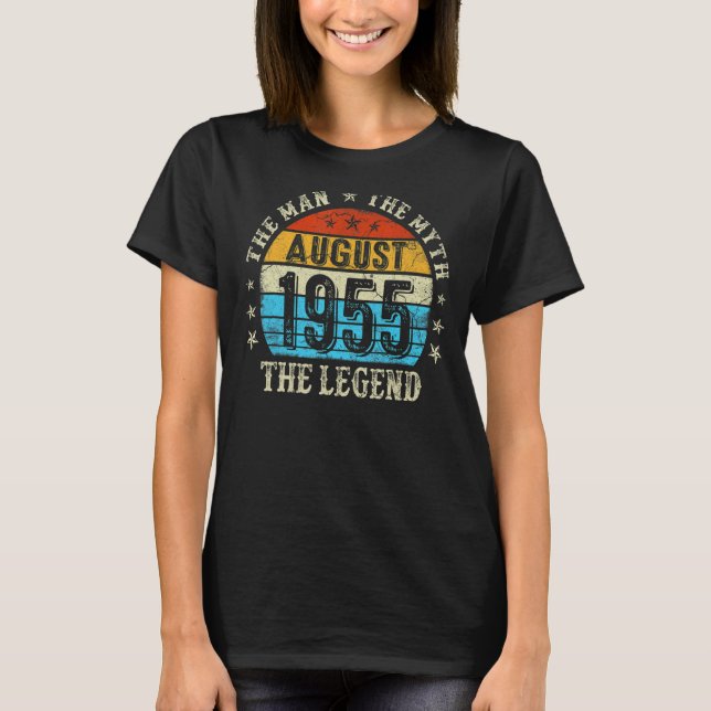 67-åriga mannen Myth-förklaringen augusti 1955 67: T Shirt (Framsida)