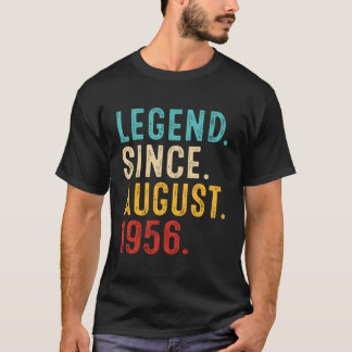 67 års ålder sedan augusti 1956 67:e födelsedagen t shirt