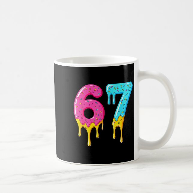 67 Baseball 101 Apparel Youth Drip Meme  Kaffemugg (Höger)