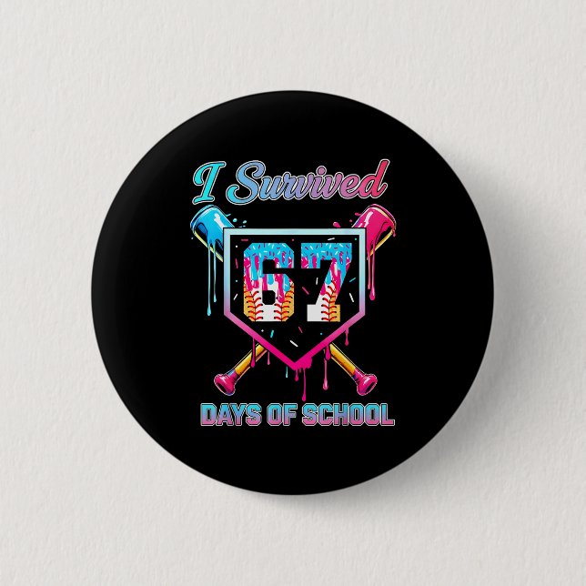 67 Baseball Ice Cream Drip Six Seven Meme Teachers Knapp (Framsida)
