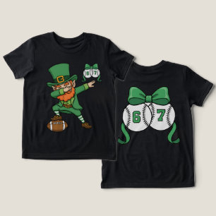 67 baseboll båge st patricks dag tur sport t shirt