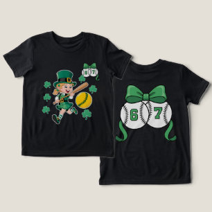 67 baseboll båge st patricks dag tur sport t shirt